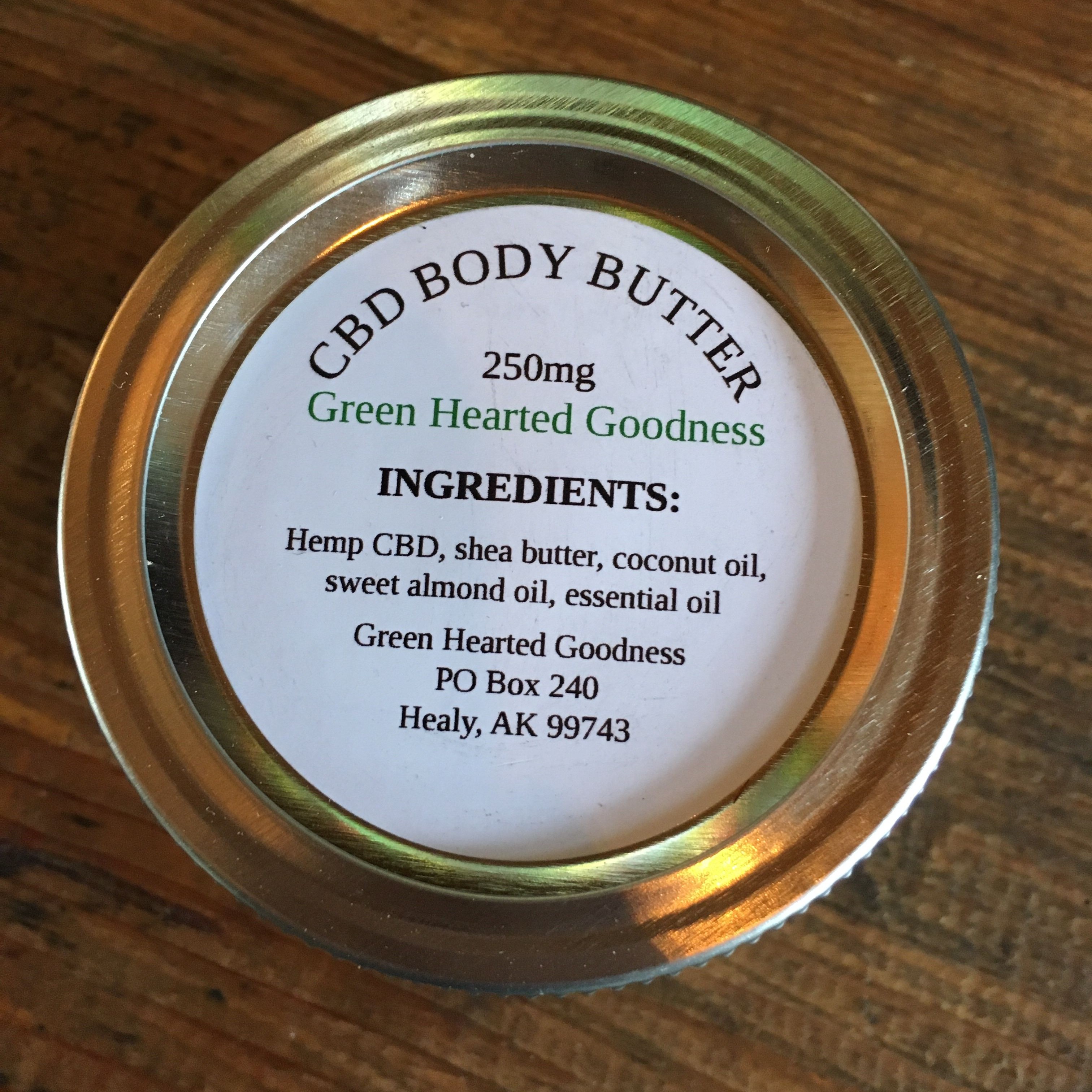 250mg CBD Body Butter Leafly